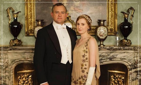 Downton Abbey - can you see unfortunate bottle placement?
