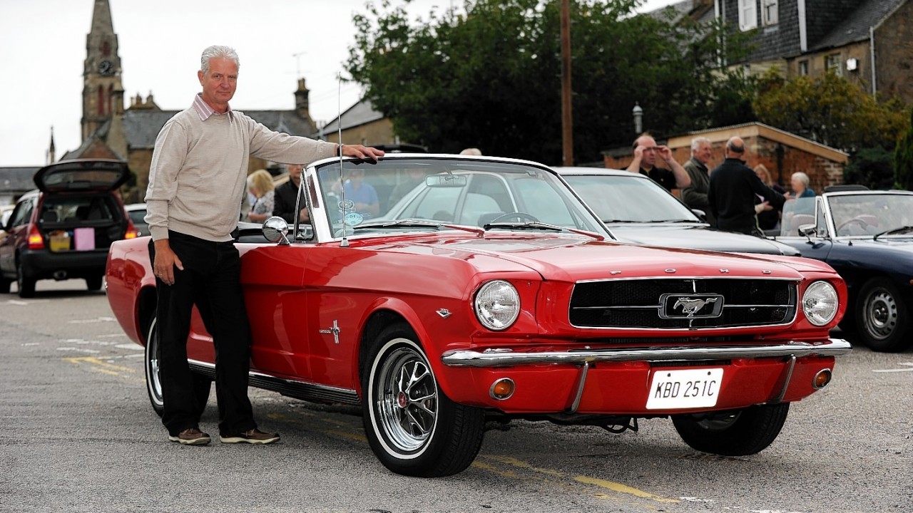 Alan MacDonald and his 1964 Ford Mustang V8 4.7 Convertible