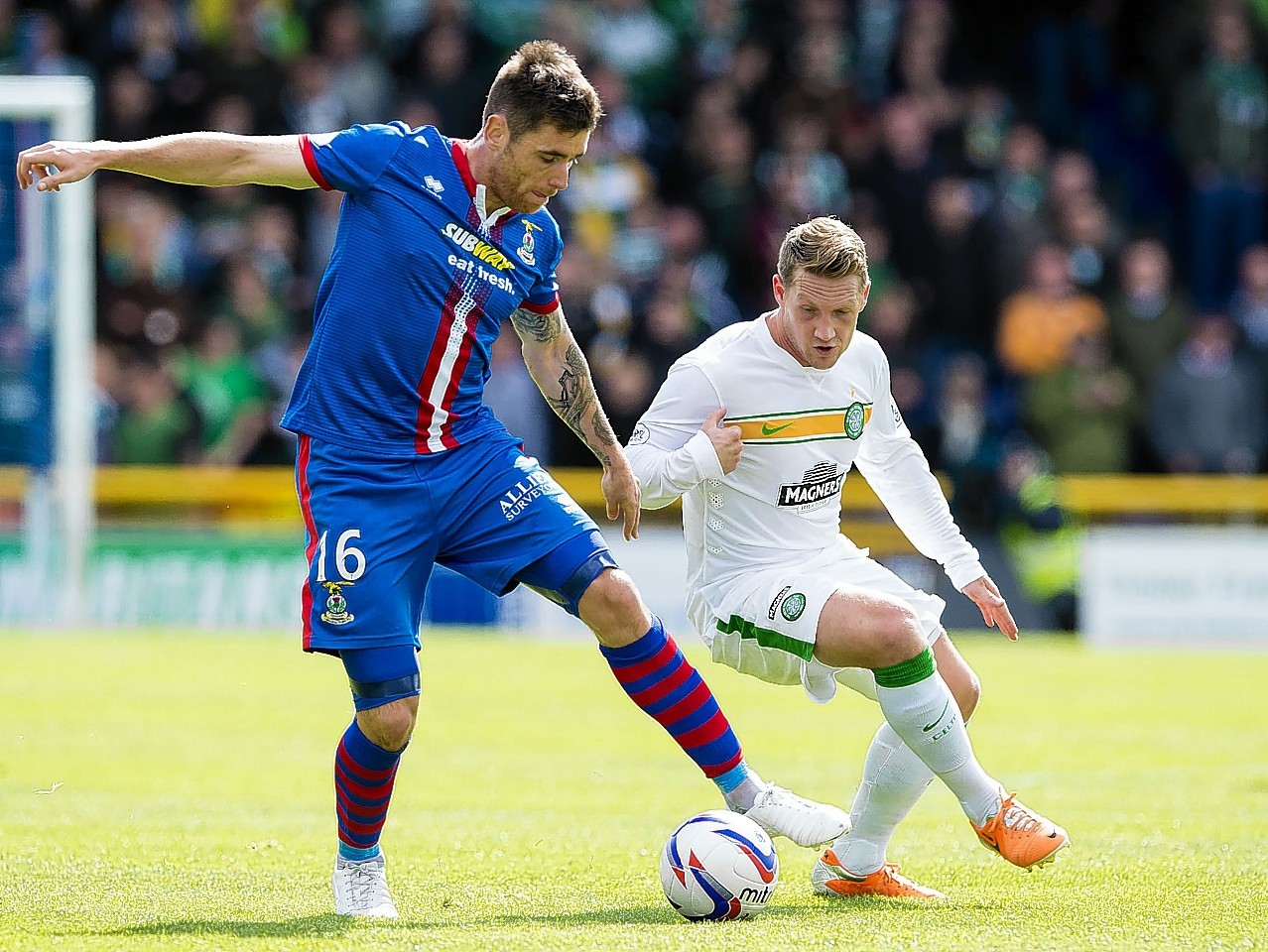 Caley Thistle host Celtic this afternoon