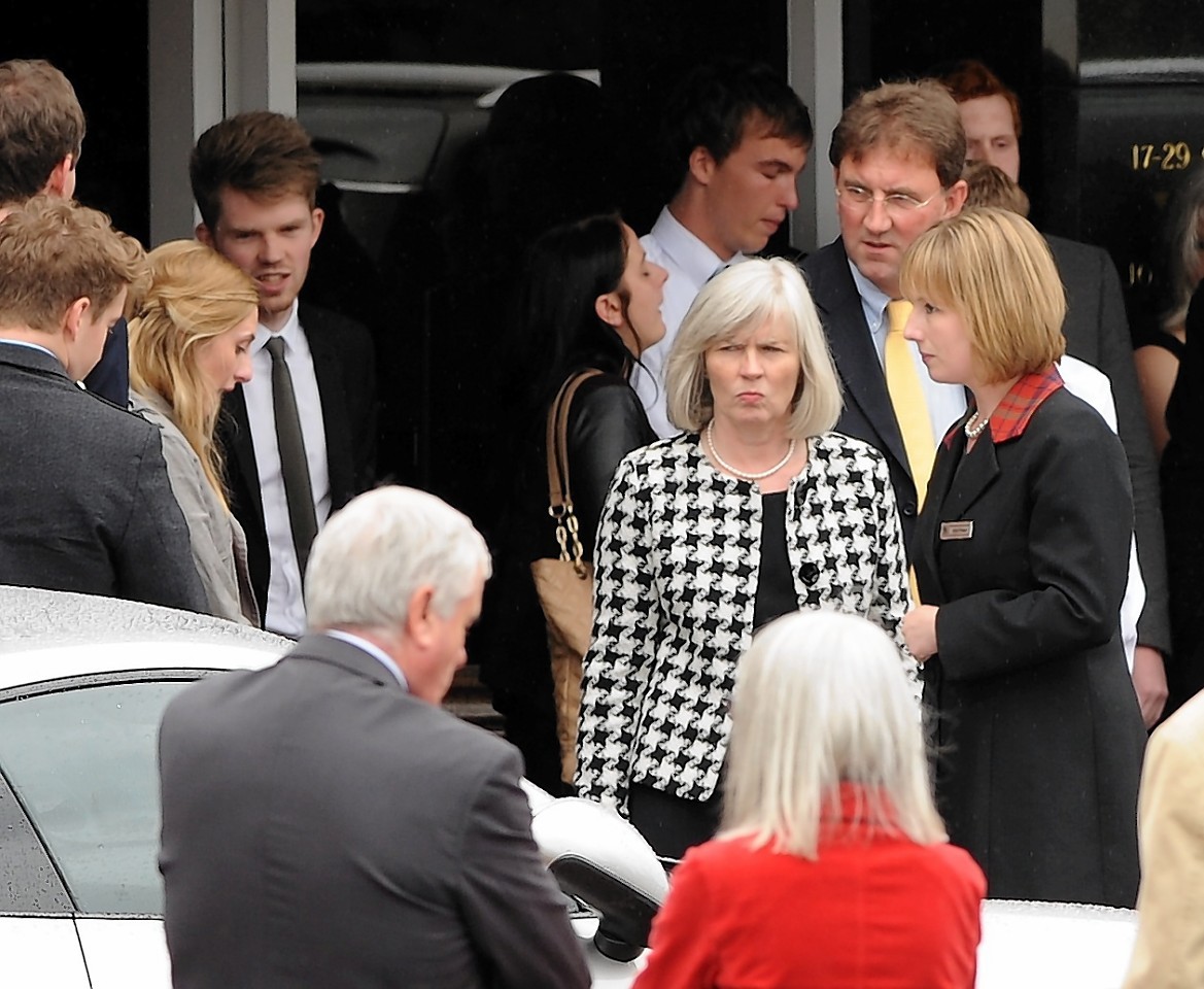 Charlotte Hornby's funeral
