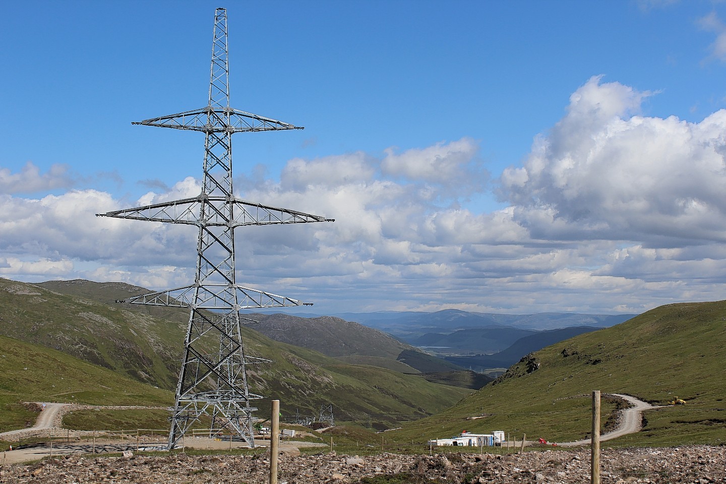 Corrieyairack Pass pylons