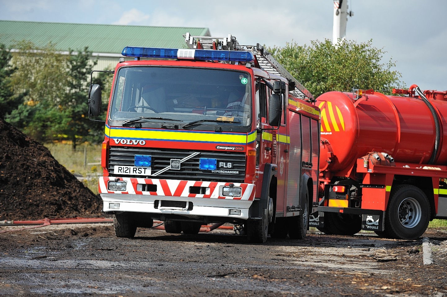 Fire at the Cromarty Firth Industrial Estate