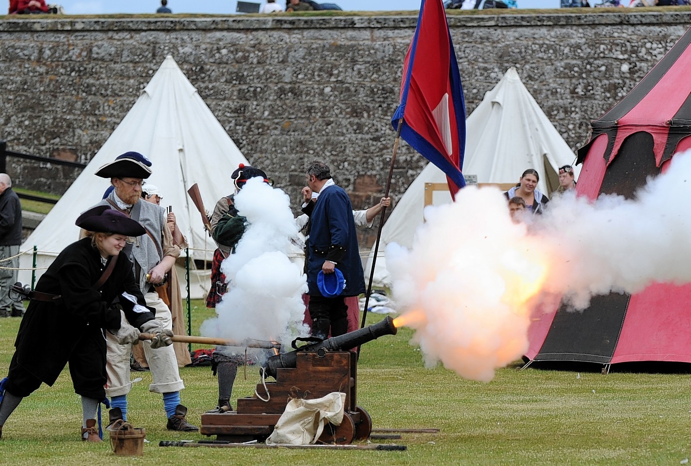 Events at Fort George near Inverness