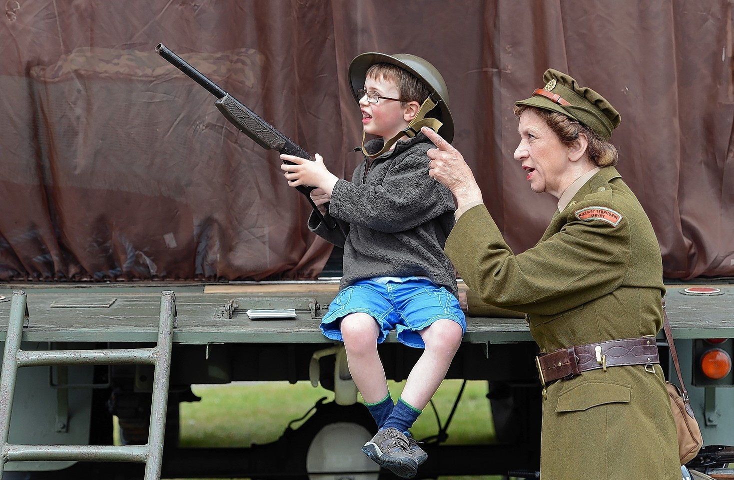 Events at Fort George near Inverness