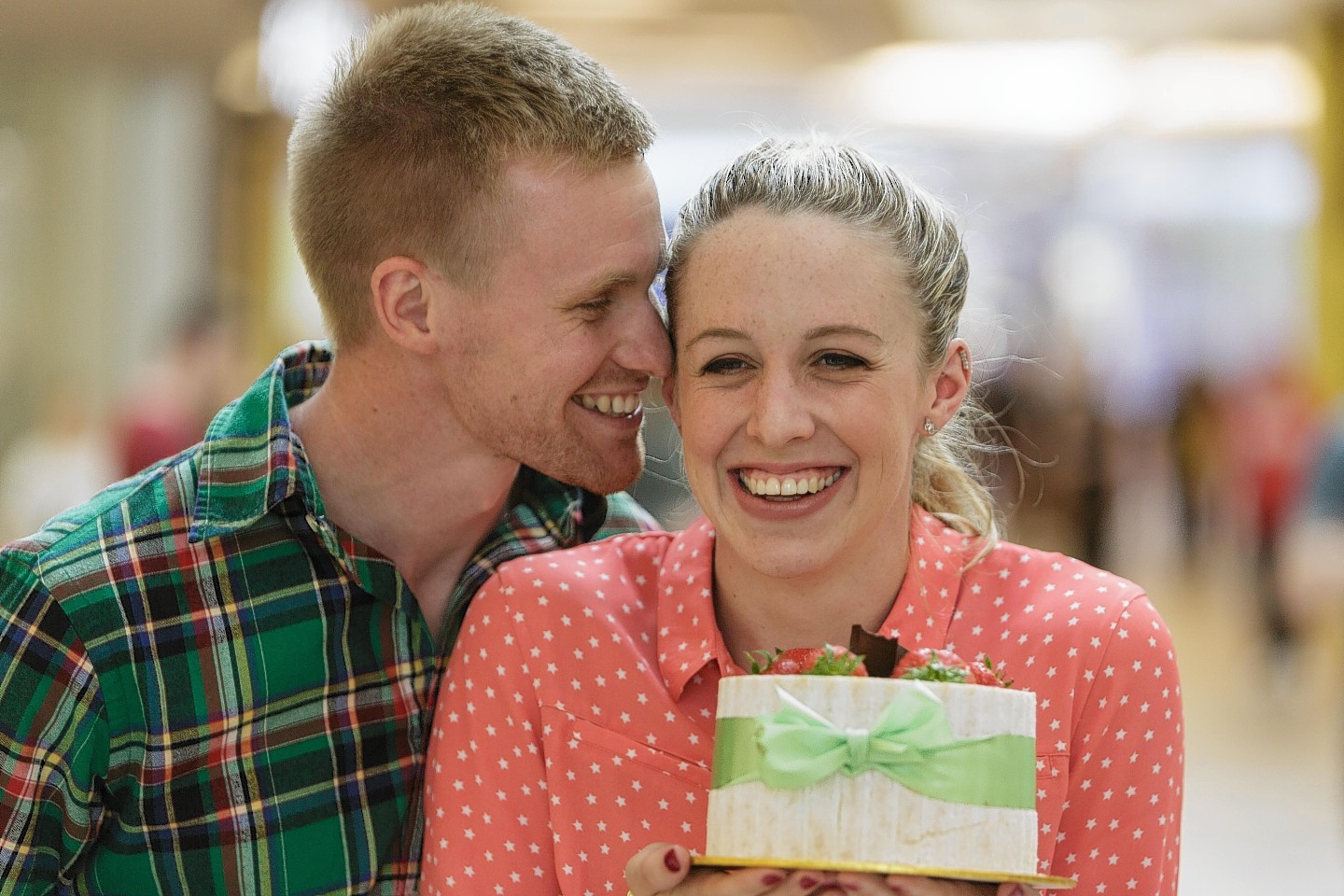 Hannah Miley with her boyfriend Euan Duff