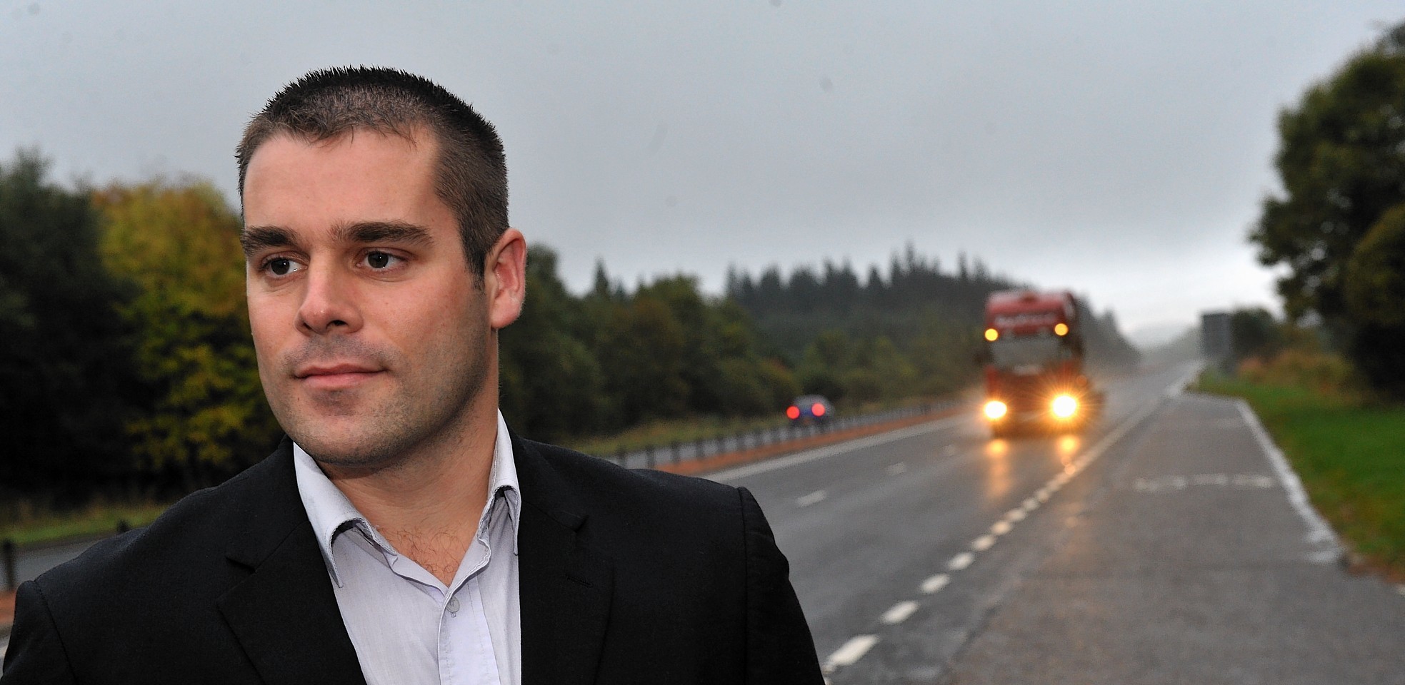Mike Burns on the A9