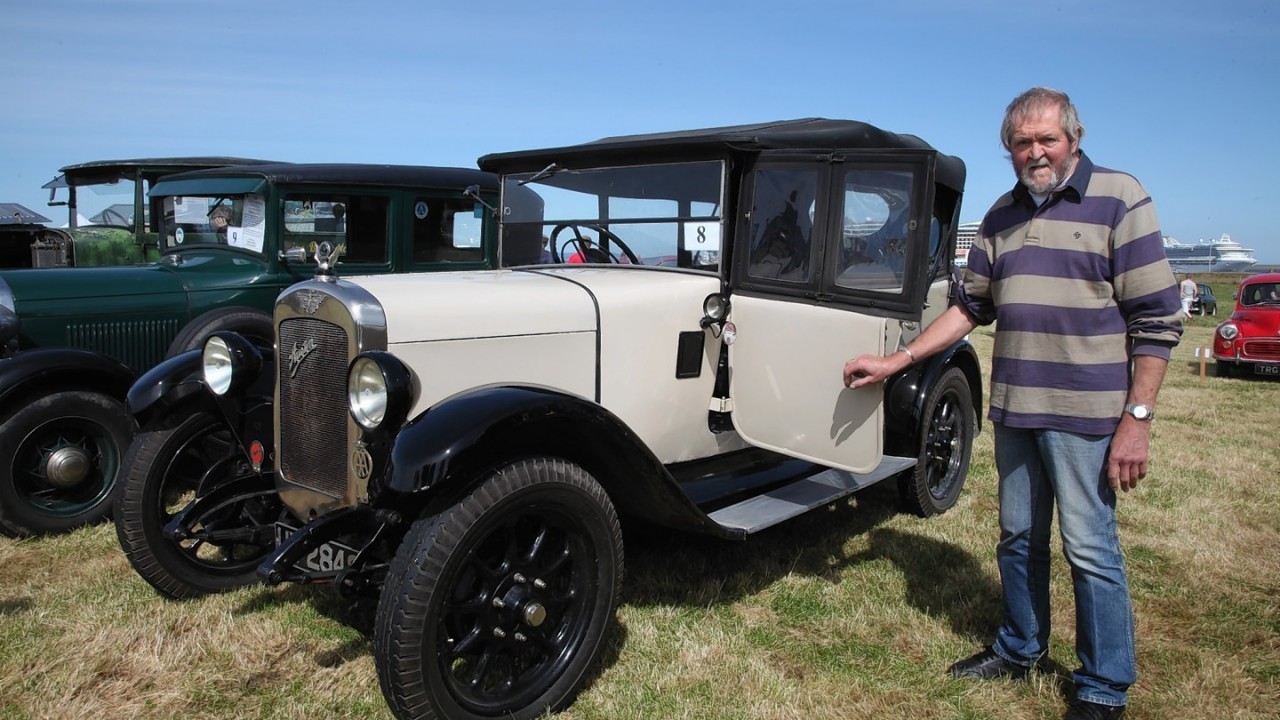 George Bailey with his 1925 Austin Clifton 12 1861cc