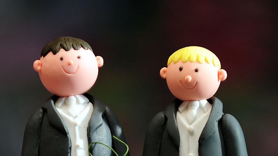 Same-sex marriage was legalised in Scotland late last year