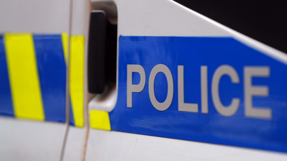 Police are in attendance at a car accident in Shetland
