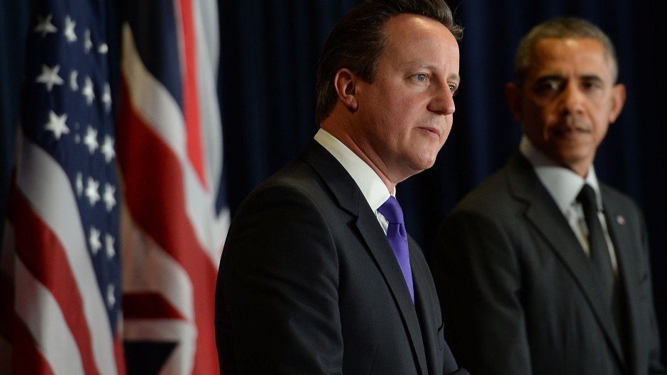 David Cameron and Barack Obama condemned Hamas for launching rockets from civilian areas