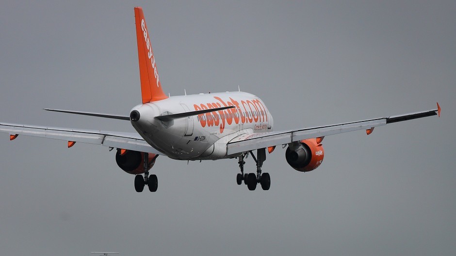 An easyJet plane had to make an emergency landing after smoke was detected in the cockpit