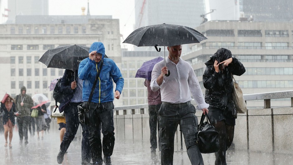 Aberdeen has seen 28mm of rainfall while the UK heads towards its driest September