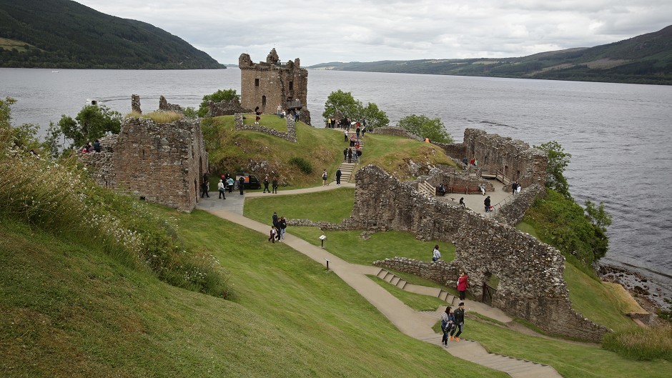 A record number of people have visited Urquhart Castle