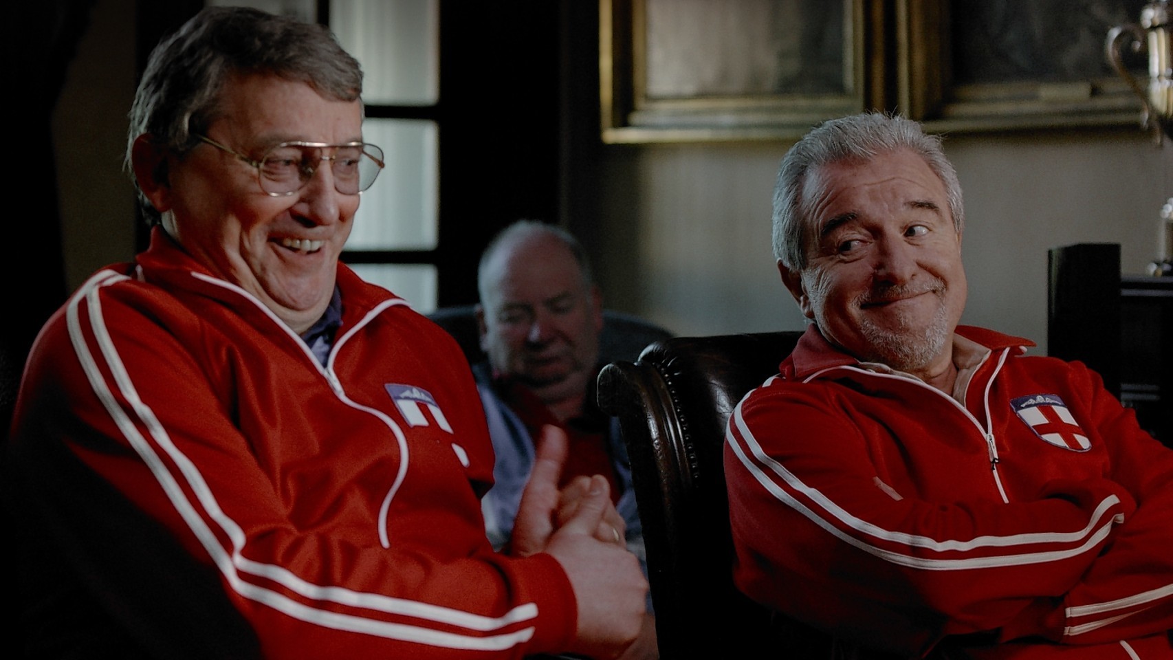 Terry Venables, right, with another former England manager, GrahamTaylor,in a 2010 TV advertisement
