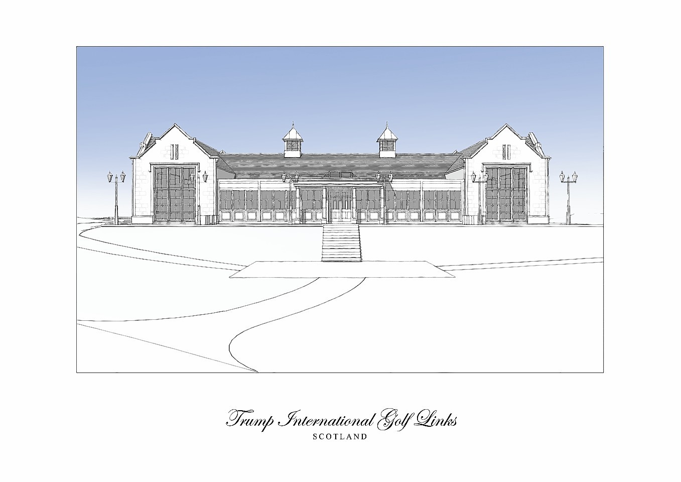A first look at Donald Trump's planned new clubhouse for his Aberdeenshire golf resort