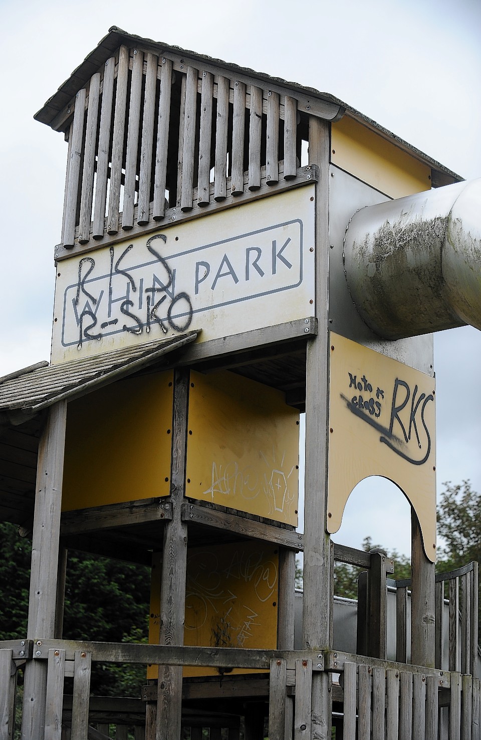 Whin Park Graffiti in Inverness