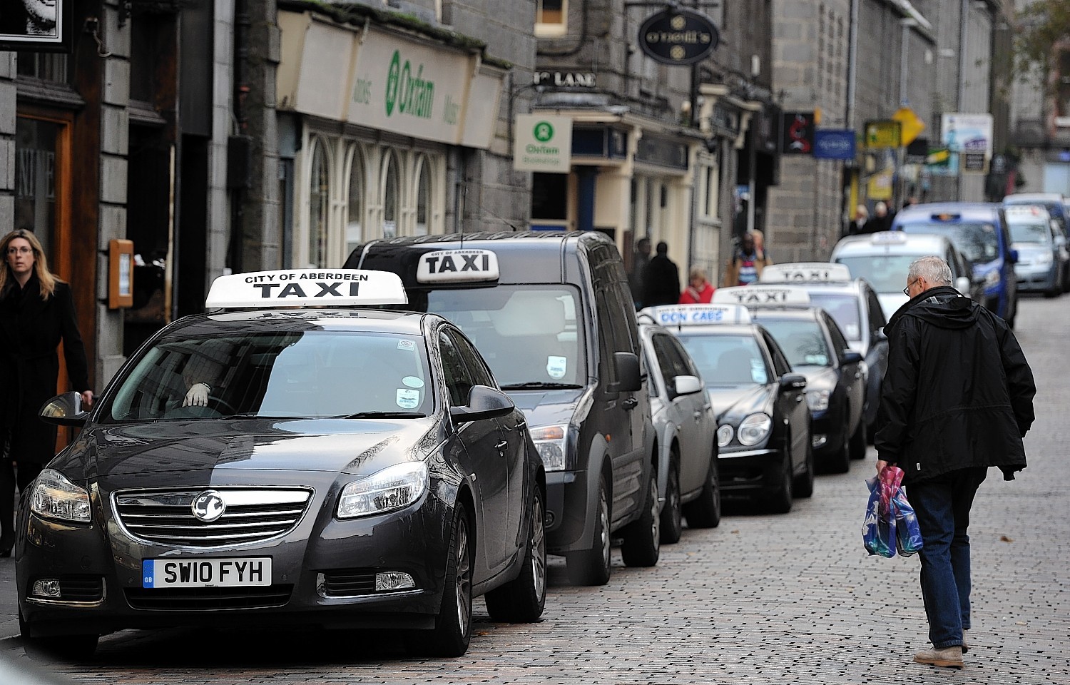 Aberdeen taxi rank