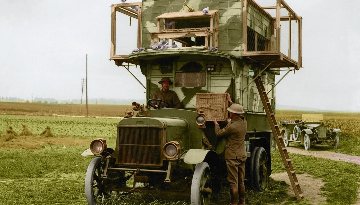 The Open University has enlisted the help of a photograph restoration expert, to 'colourise' some of the unique and interesting photos that were taken during the war