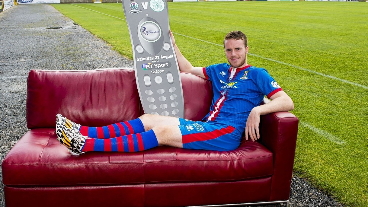 Inverness' Marley Watkins promotes his sides upcoming fixture against Celtic which will be broadcast live on BT Sport