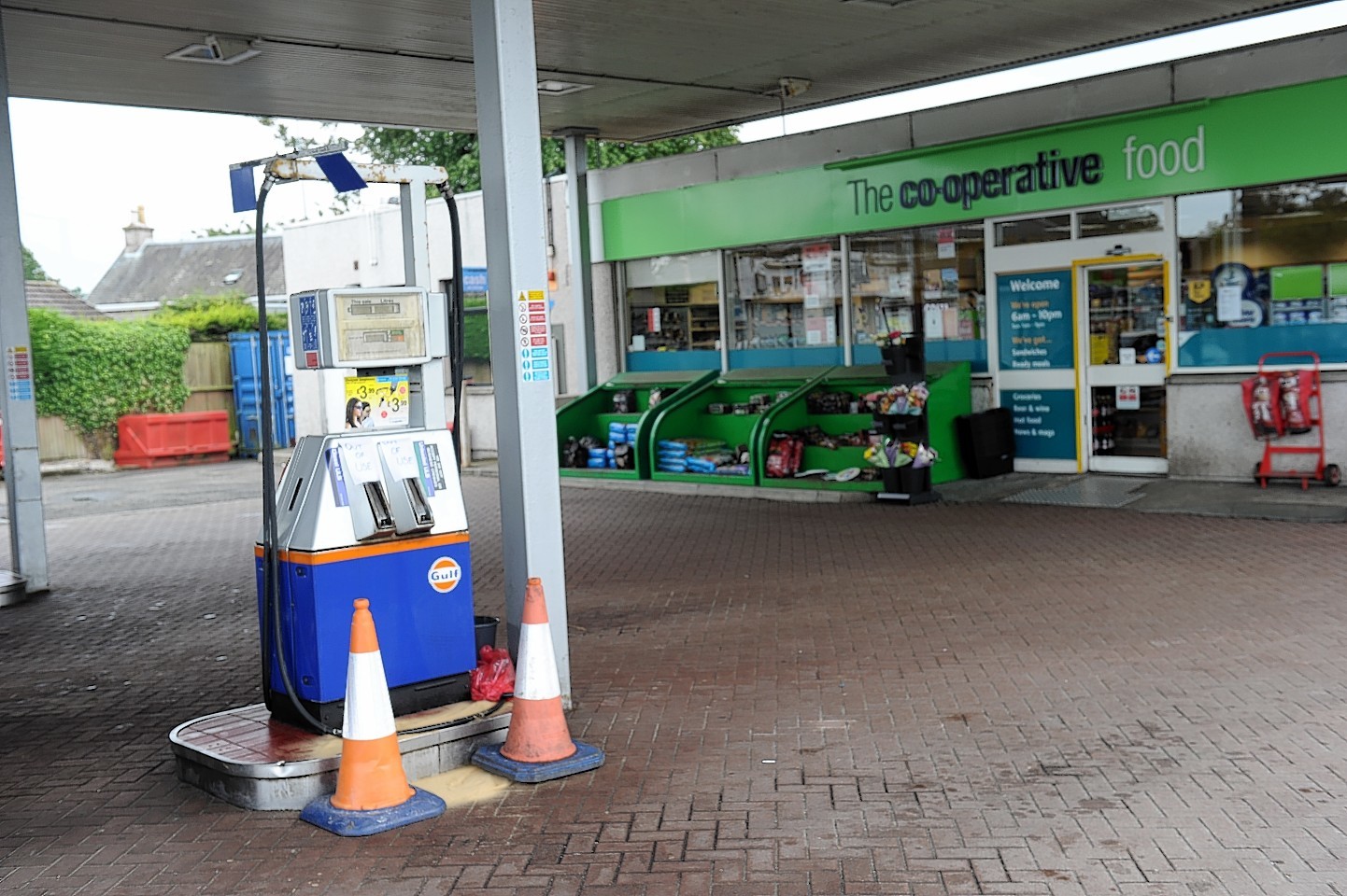 Nairn petrol station crash