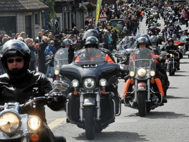 The traditional rideout to Grantown takes place today