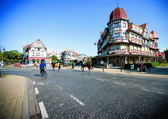 The beautifully restored Belle Epoque neighbourhood of De Haan