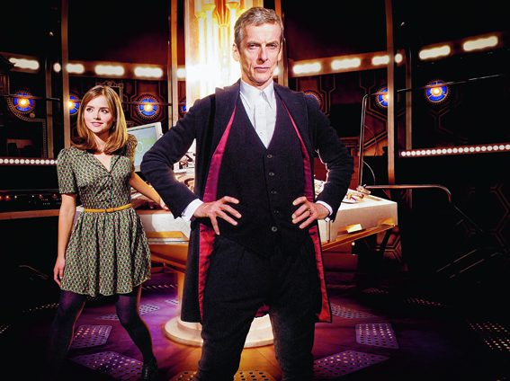 The Doctor (Peter Capaldi) with his companion Clara (Jenna Coleman)