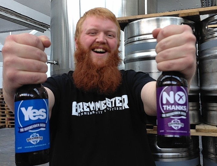 Brewmeister co-founder John Mckenzie with the ballot beers ... Fact 2: Guinness once estimated that about 93,000 liters of beer gets lost in the beards of Englishmen each year.