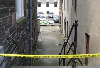 Scene of alleged sex assault in Wick