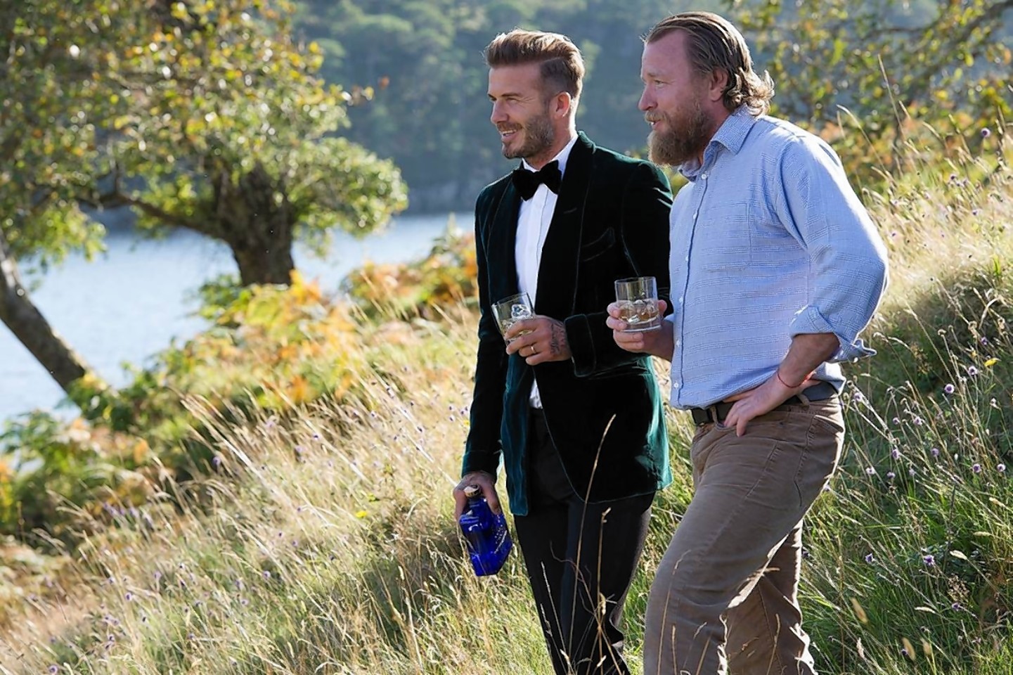 David Beckham and director Guy Ritchie