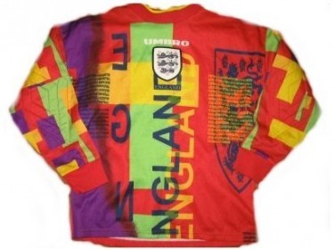 Poor old David Seaman was forced to wear this at Euro 96