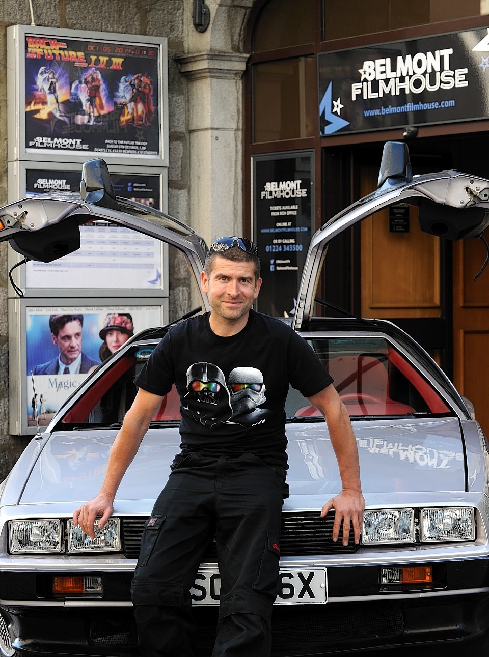 DeLorean owner, Paul Mackie