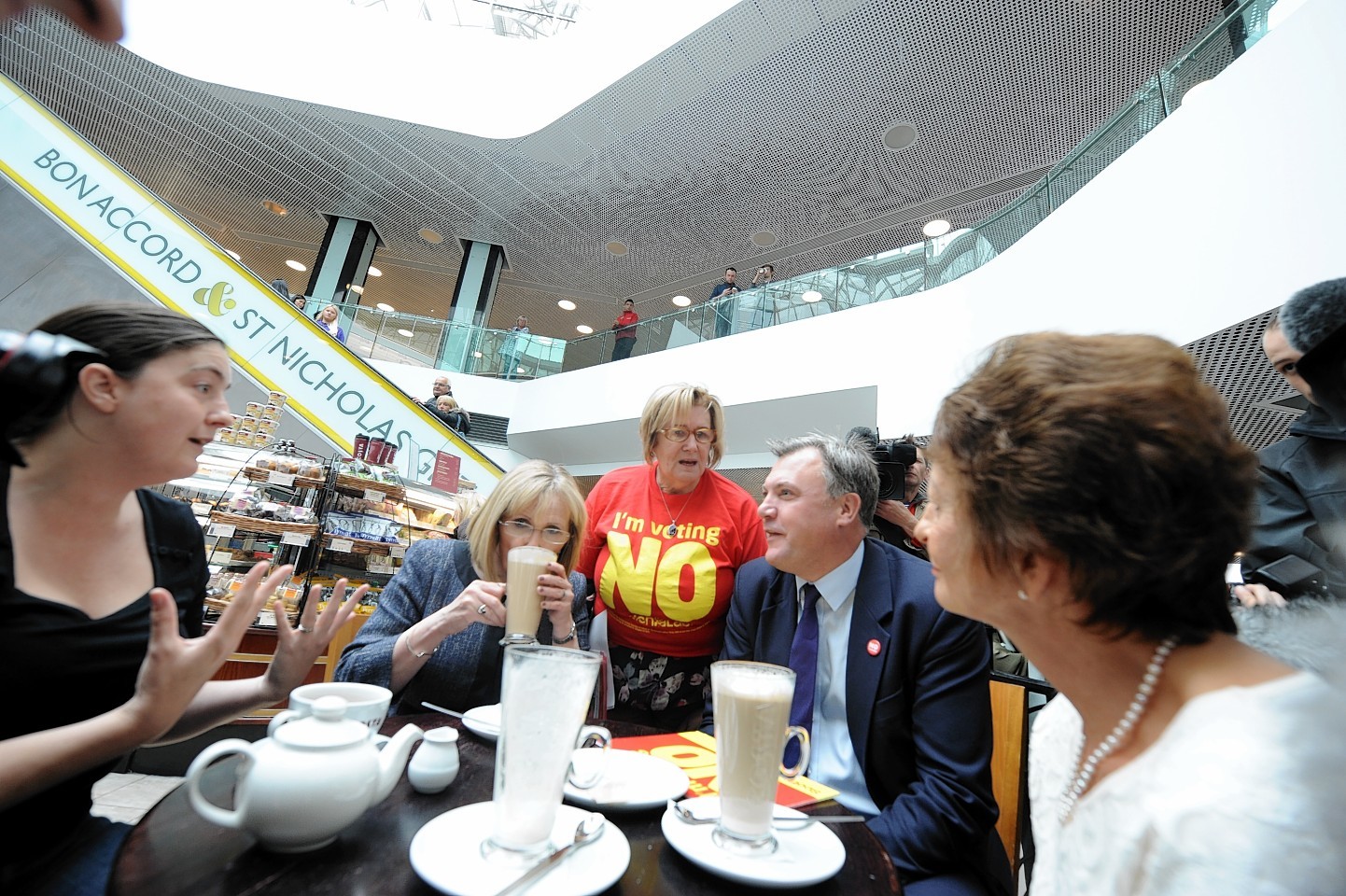 Ed Balls on his visit to the Bon Accord Centre in Aberdeen