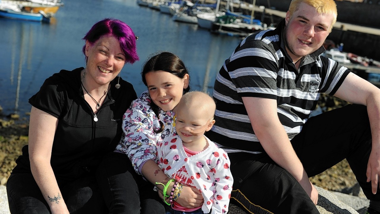 Eileidh Paterson and her family