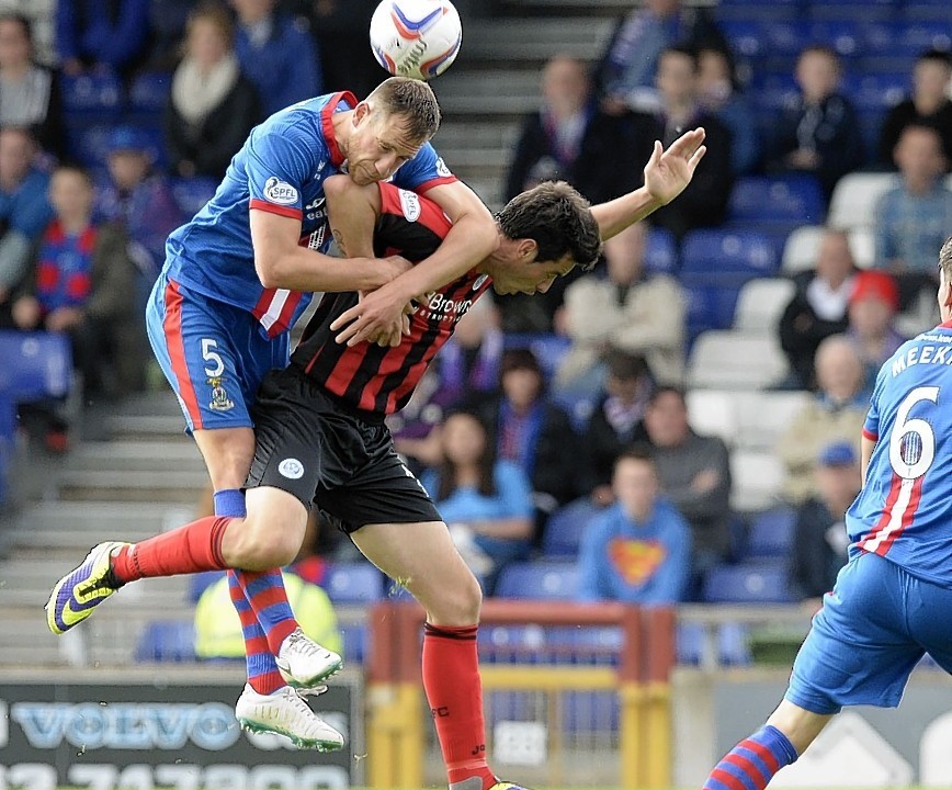 Caley Thistle dominated the first half but were unable to make the breakthrough
