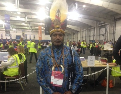 Benny Wenda from West Papua, Indonesia