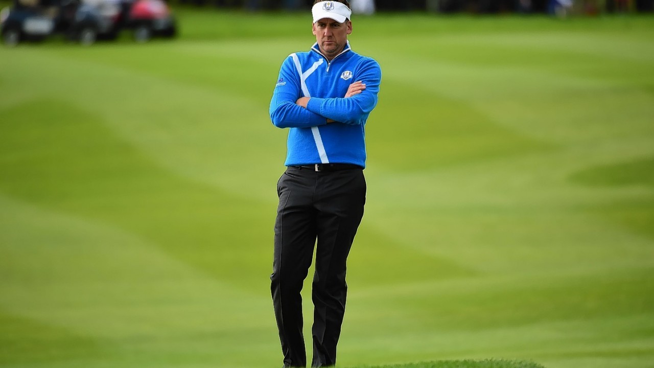 Poulter did not look impressed as he plotted a comeback