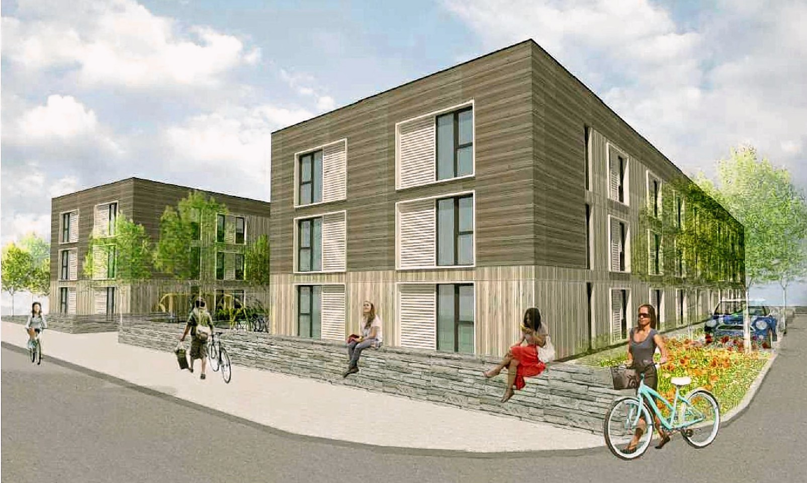 The proposed flats at Inverness Campus
