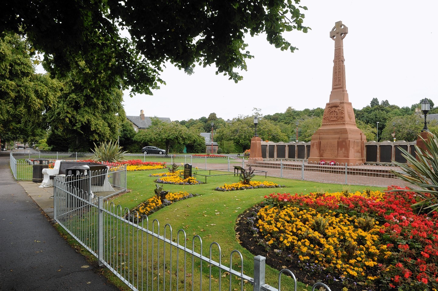 Cavell Gardens war memorial