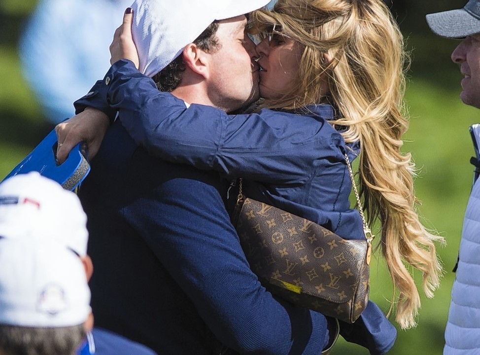 While he also enjoyed a celebration after the round with girlfriend Jillian Stacey