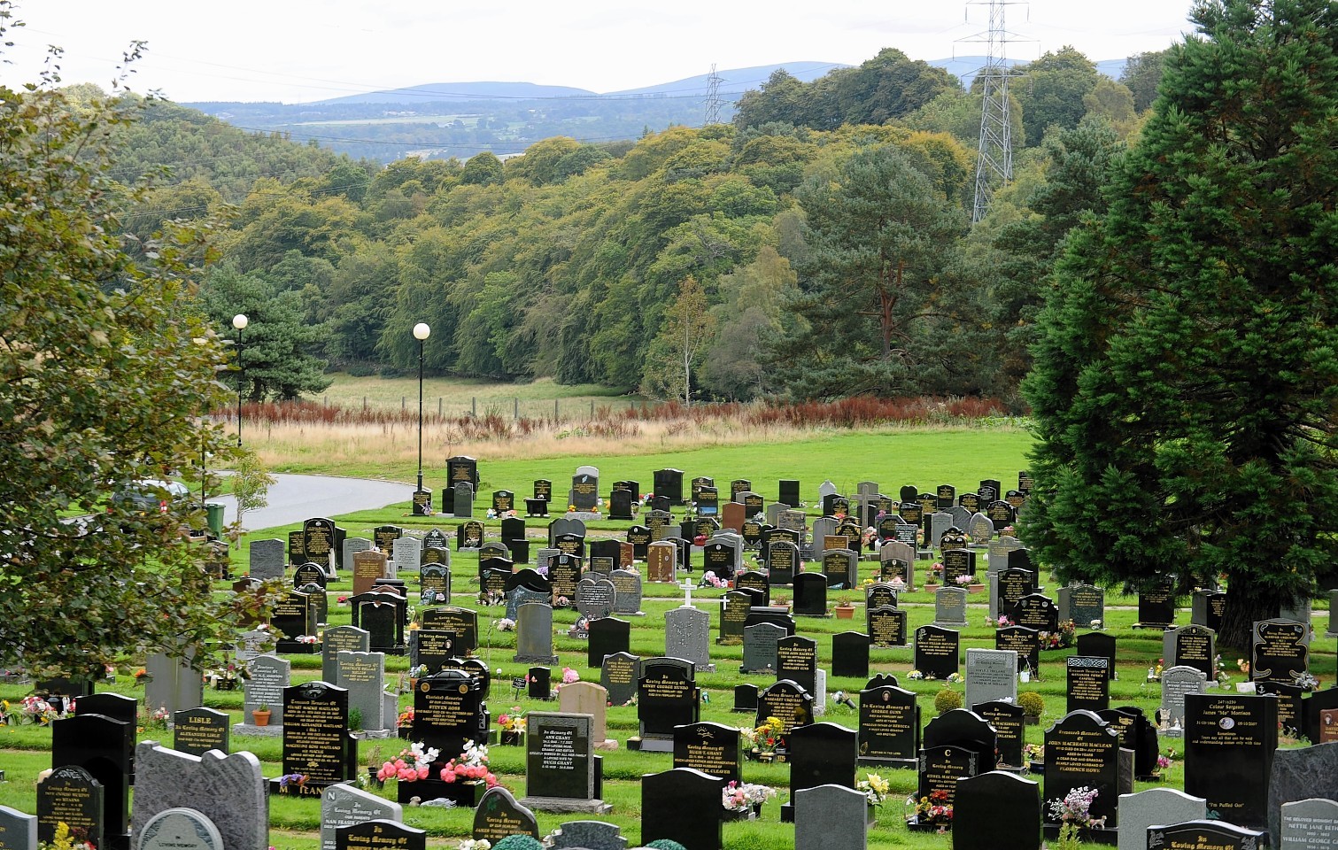 Kilvean Cemetery in Inverness.
