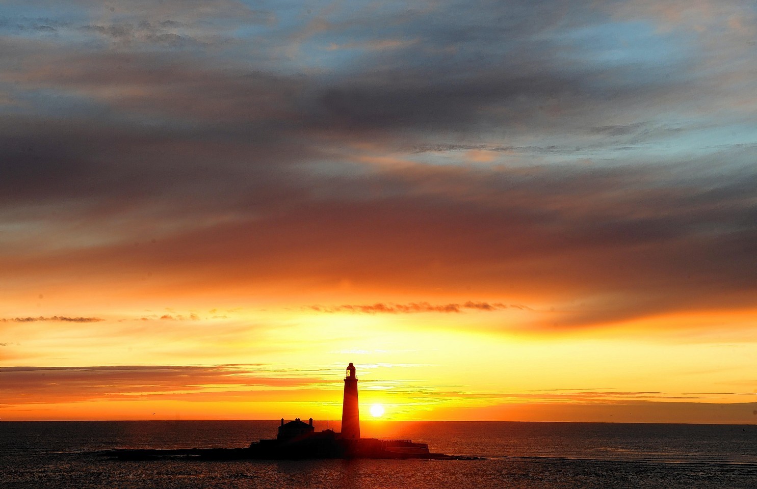 St Mary's Lighthouse in Whitley Bay, East of Newcastle.