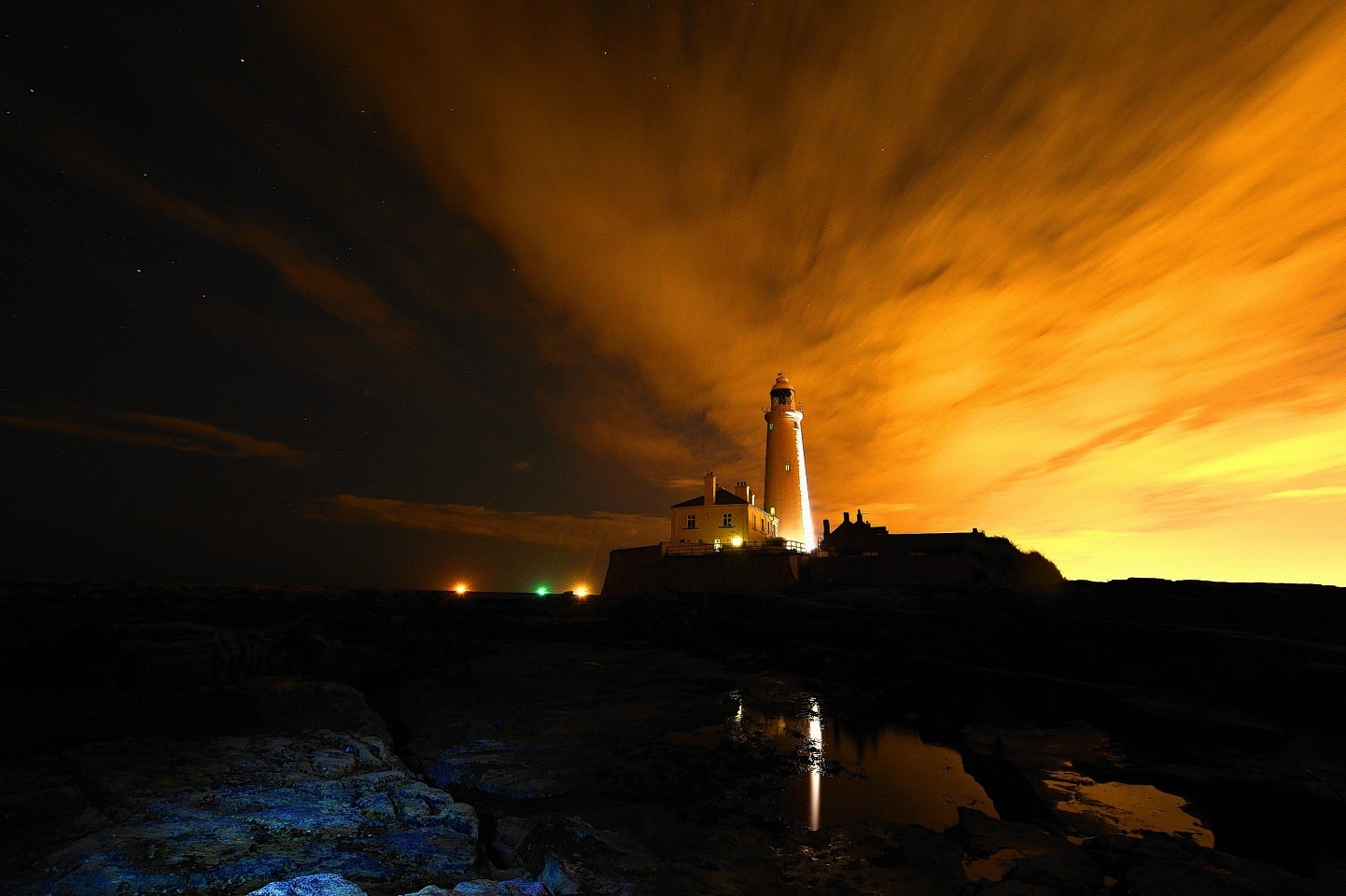 St Mary's Lighthouse in Whitley Bay, East of Newcastle.