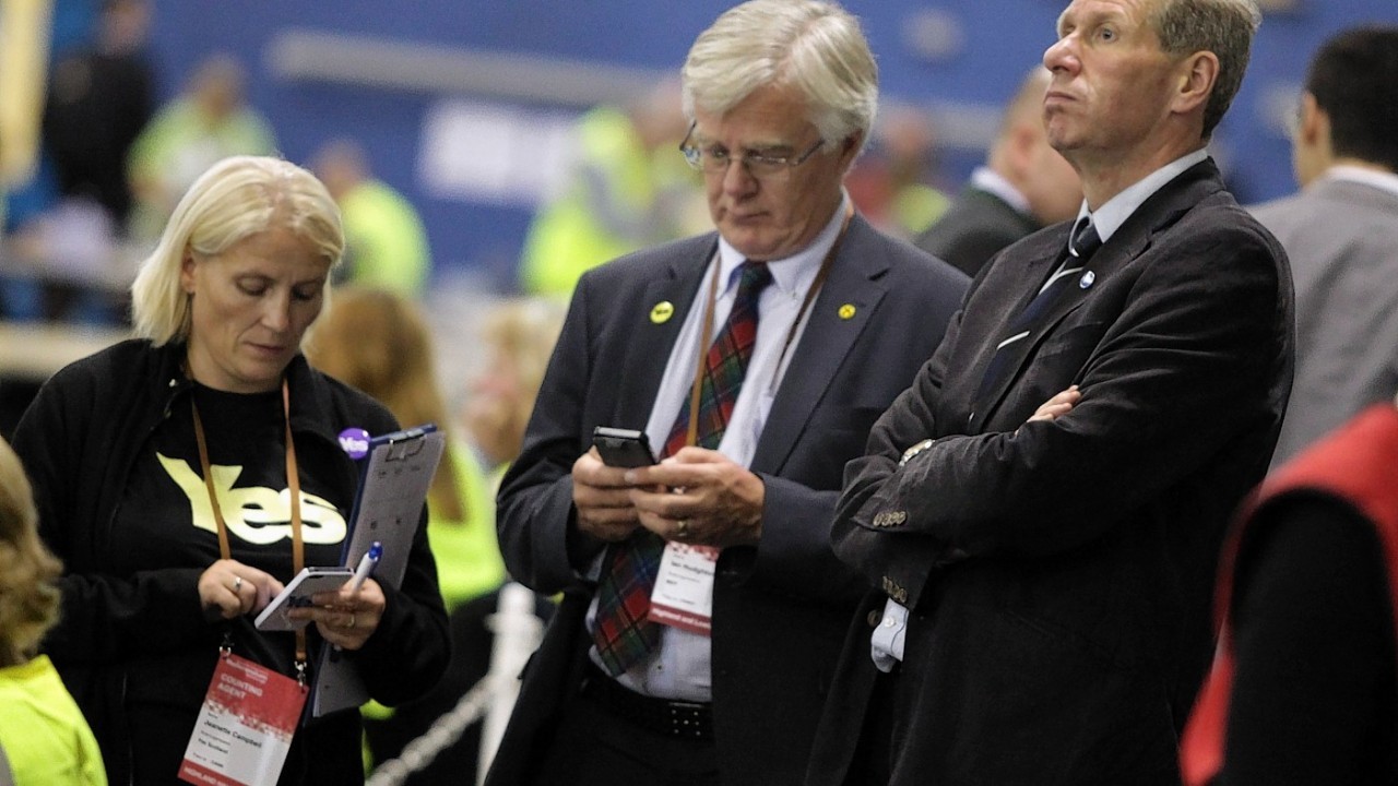 Kenny MacAskill was amongst the Yes supporters reacting to the results