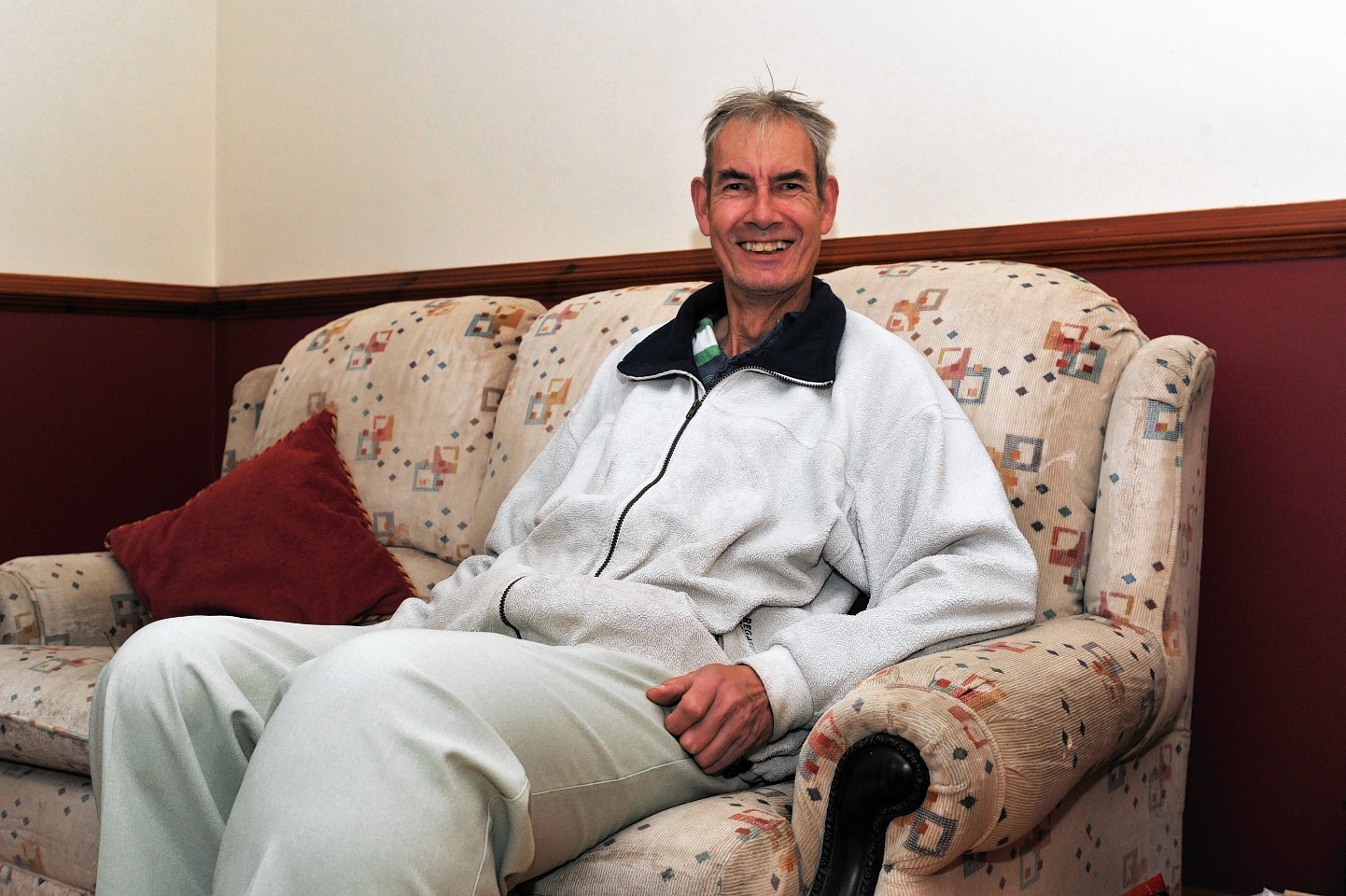 Michael Cull at his Rosehearty home