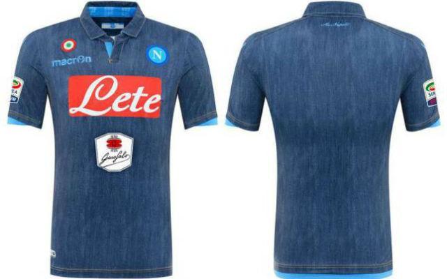Napoli's denim strip comes with a fetching pair of matching denim shorts