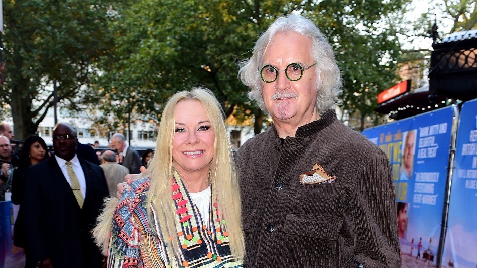 Billy Connolly with his wife Pamela Stephenson.
