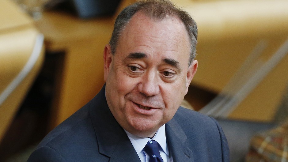 First Minister Alex Salmond