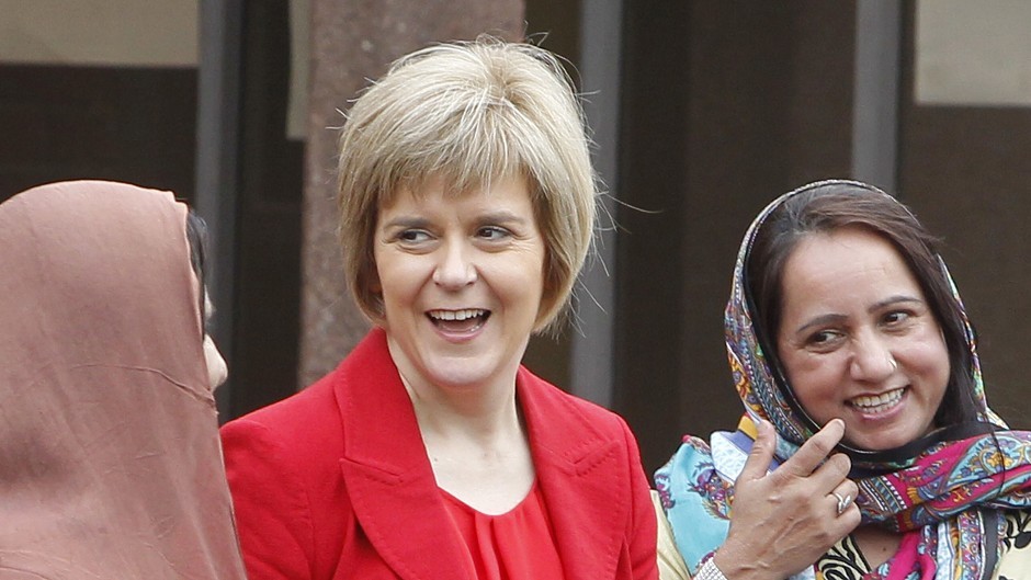 Nicola Sturgeon was one of the first to take to Twitter