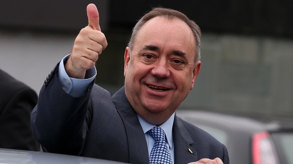 Alex Salmond hailed the referendum campaign
